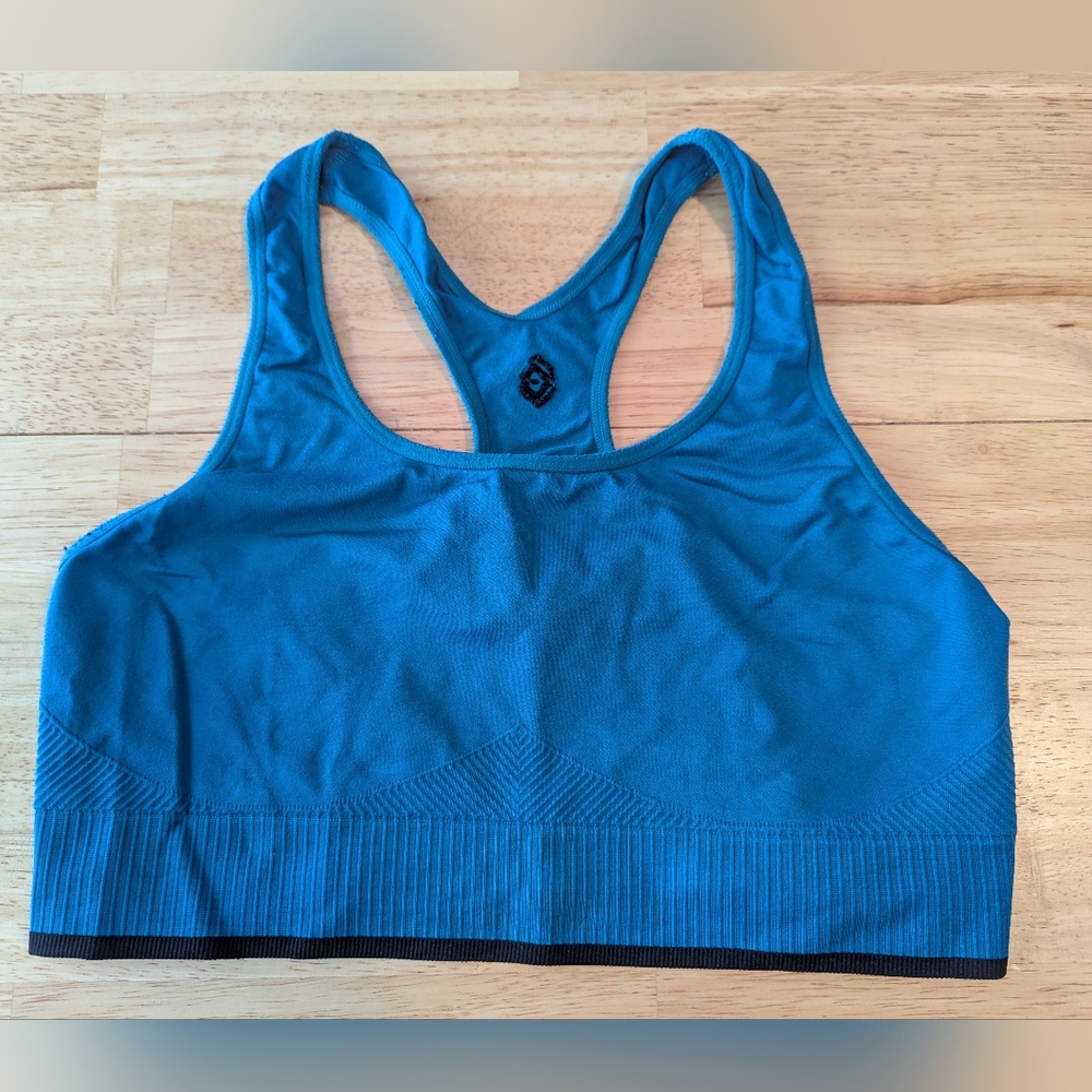 ThirdLove Blue Seamless Sports Bra with Racerback